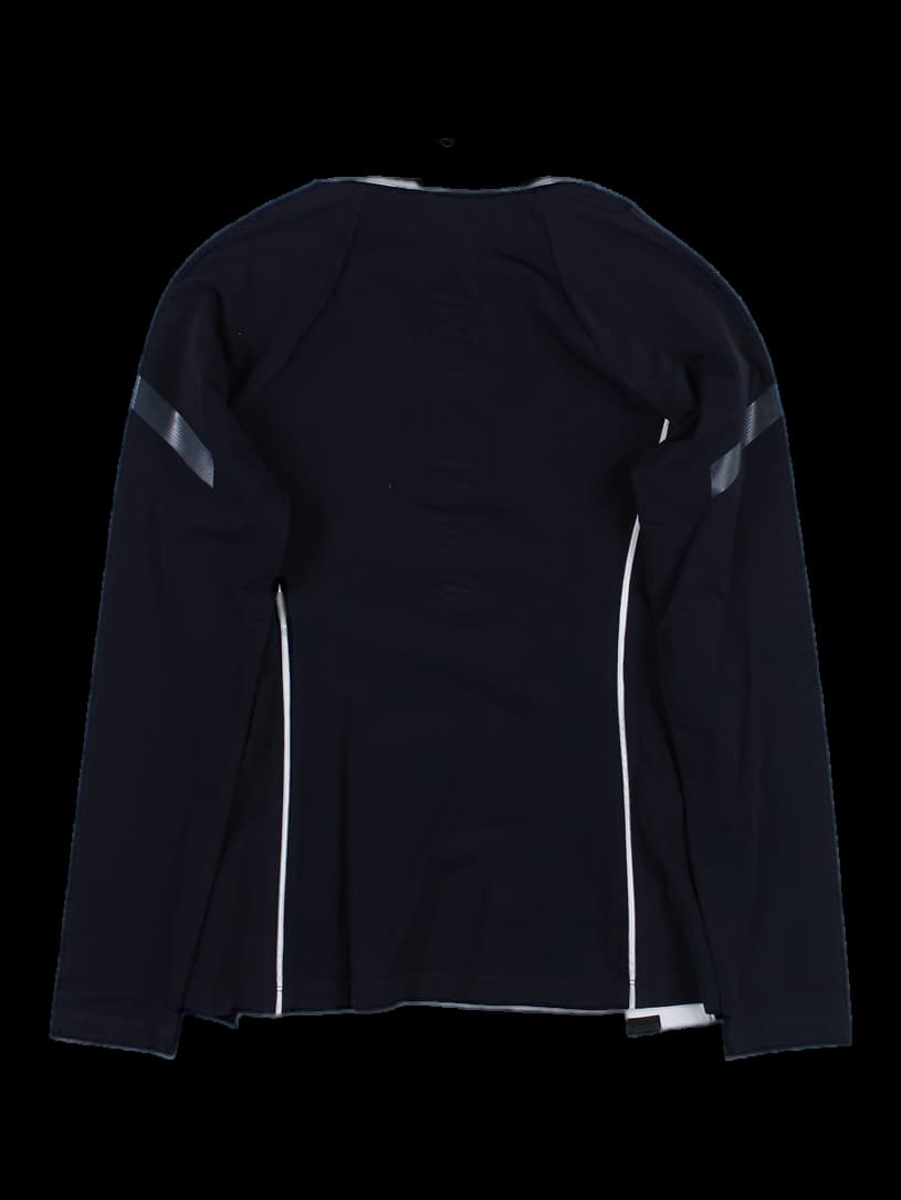 배색 긴팔카라티