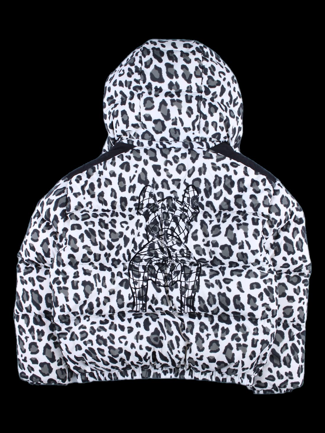 패턴 후드 패딩