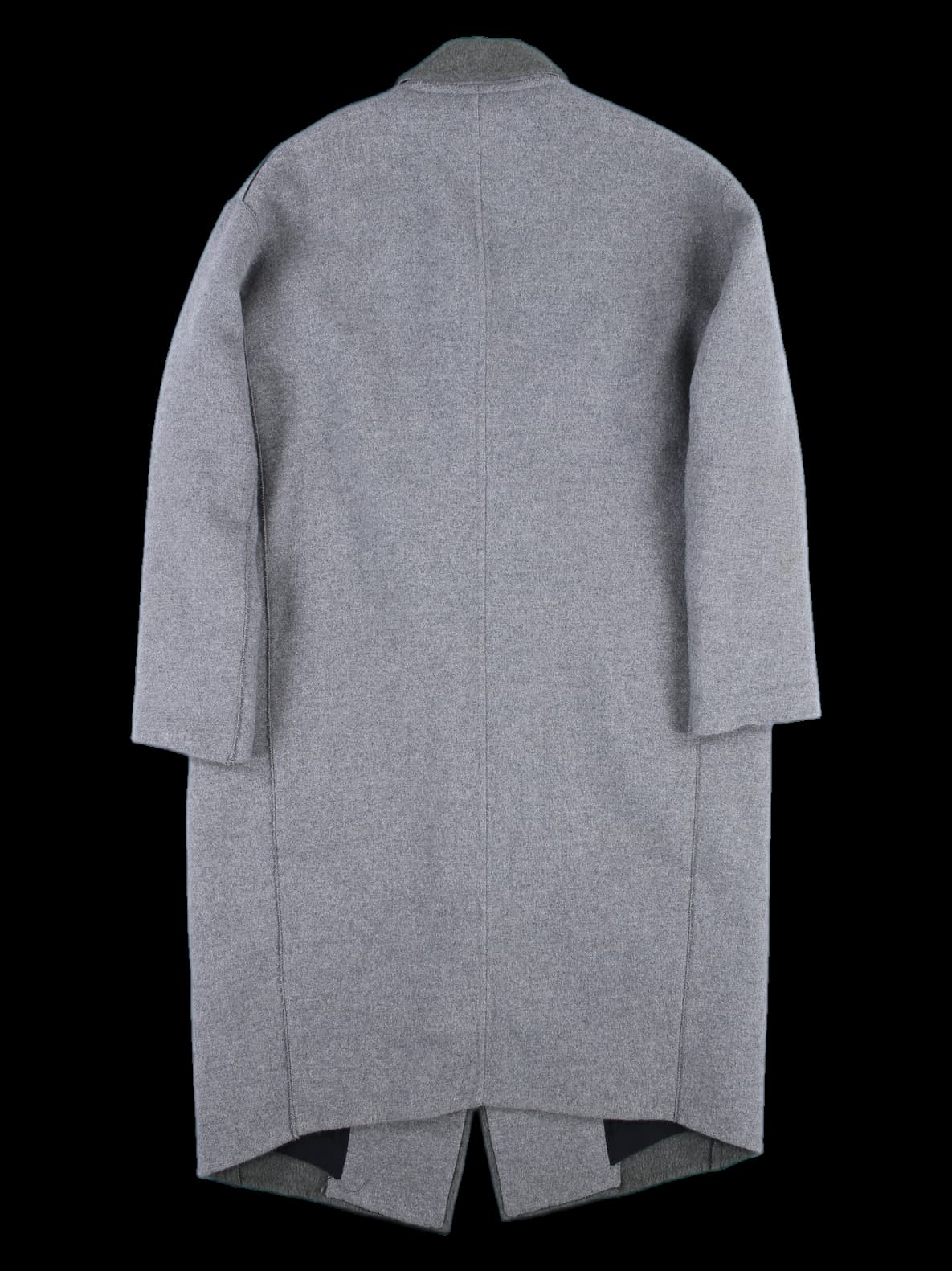 하이넥 롱 코트