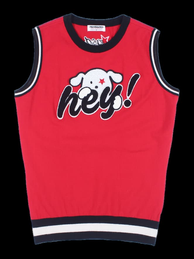 캐릭터 로고 골프 조끼