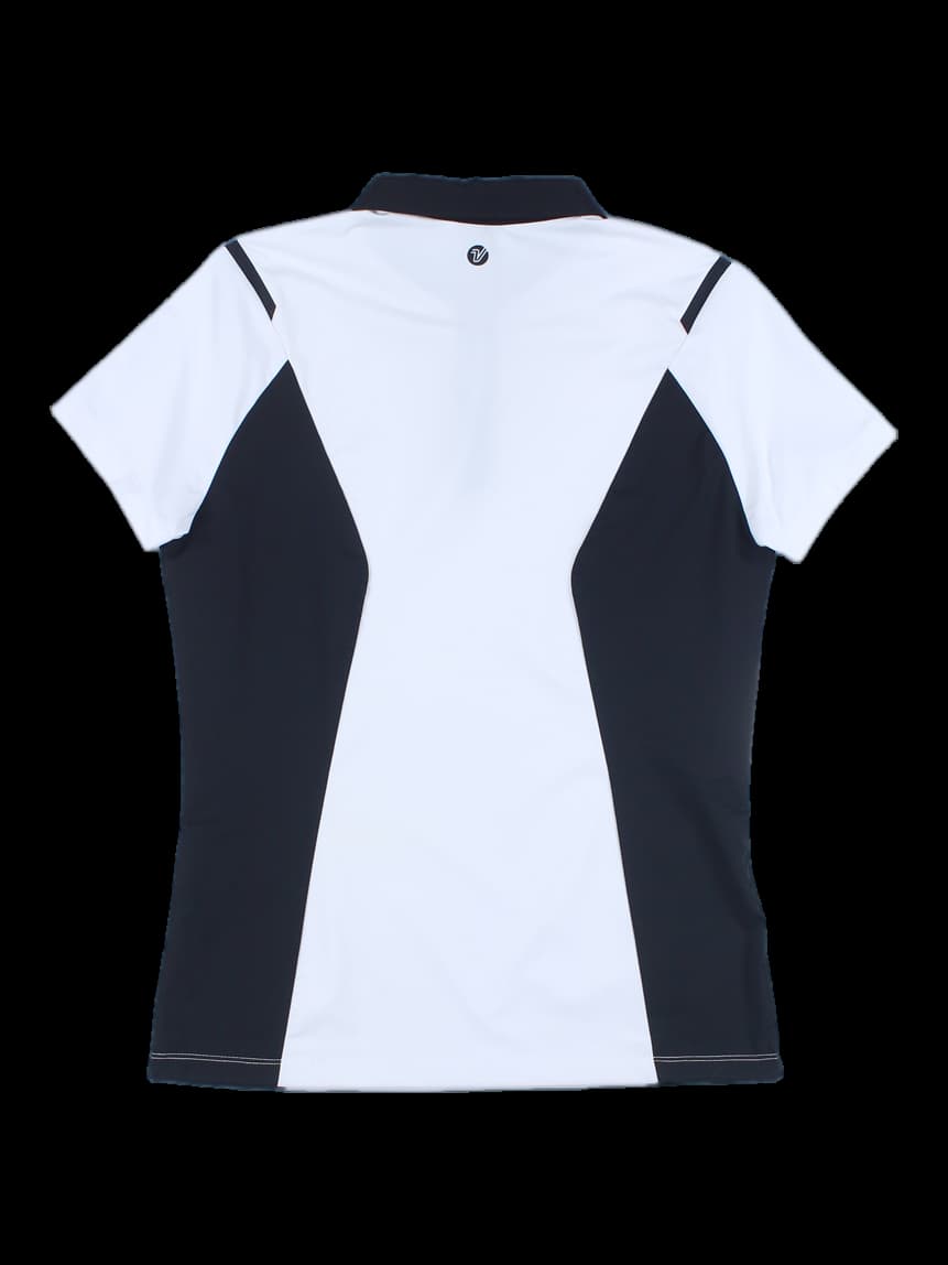 카라 로고 포인트 카라 반팔 티셔츠