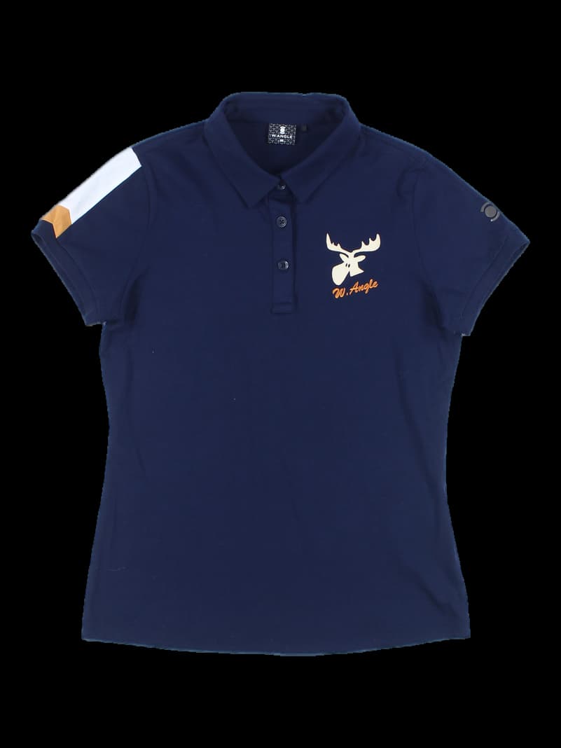 로고 반팔 카라티