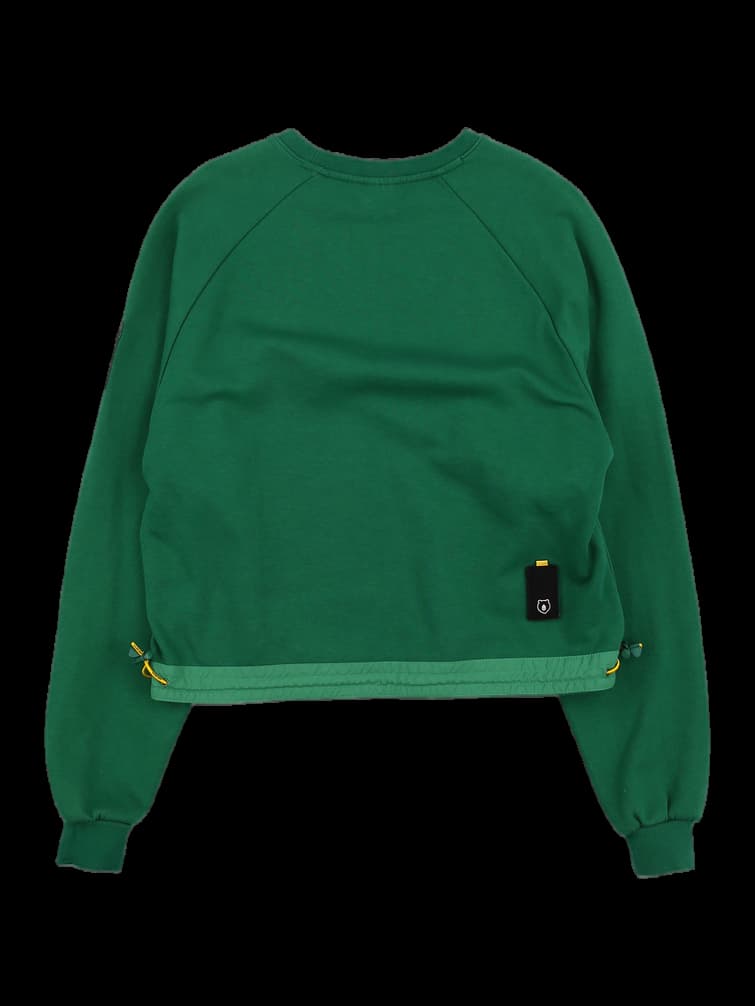 웨이스트 끈 조절 라글란 맨투맨 티셔츠