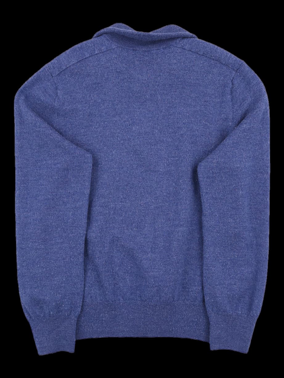 하이넥 집업 니트