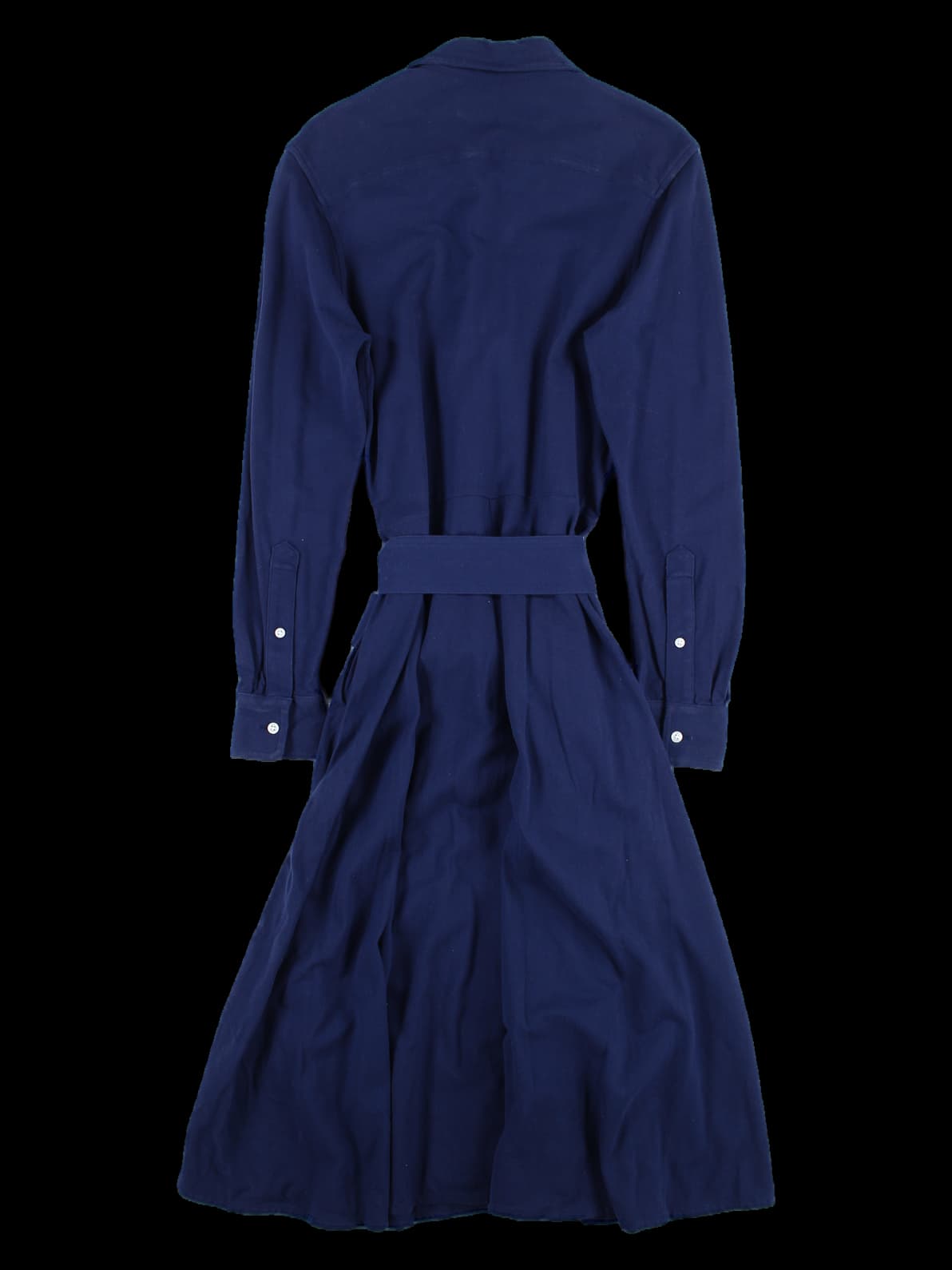 벨티드 버튼 원피스