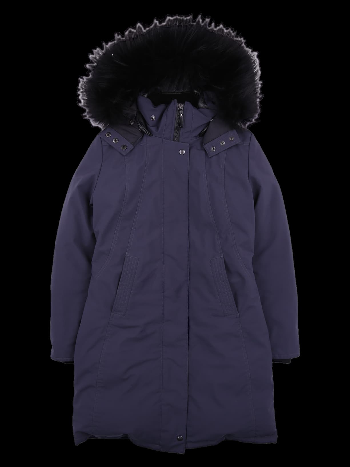 퍼 후드 롱패딩