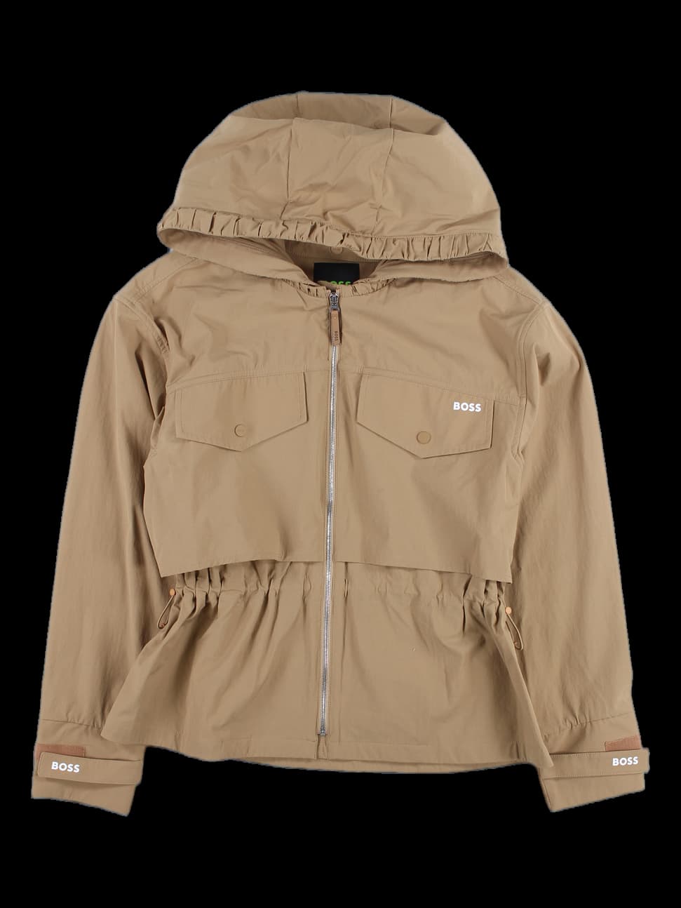 스트링 후드 자켓