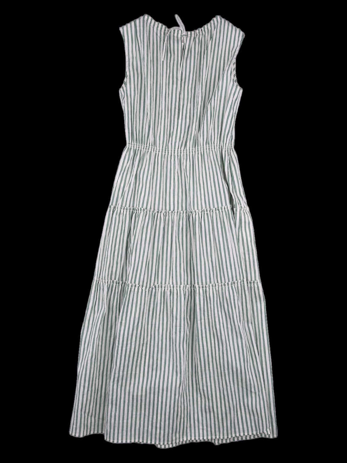 스트라이프 롱 원피스