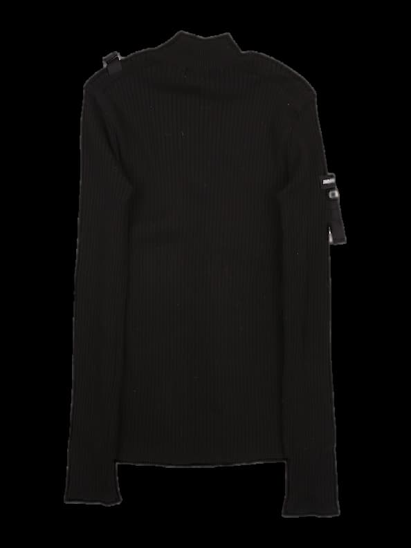 목폴라 카라 집업