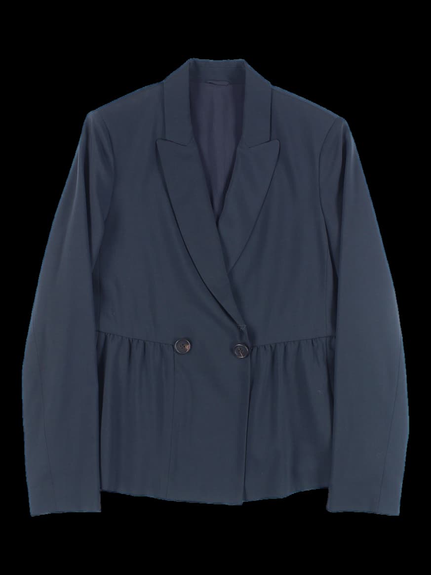 셔링 카라 자켓