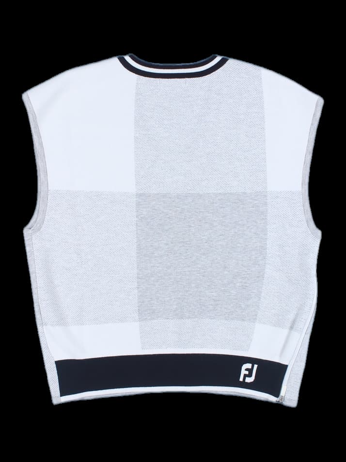 브이넥 니트 베스트