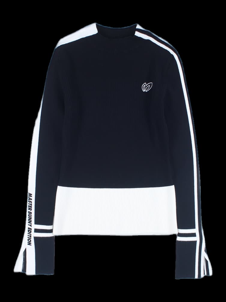 라인 포인트 니트