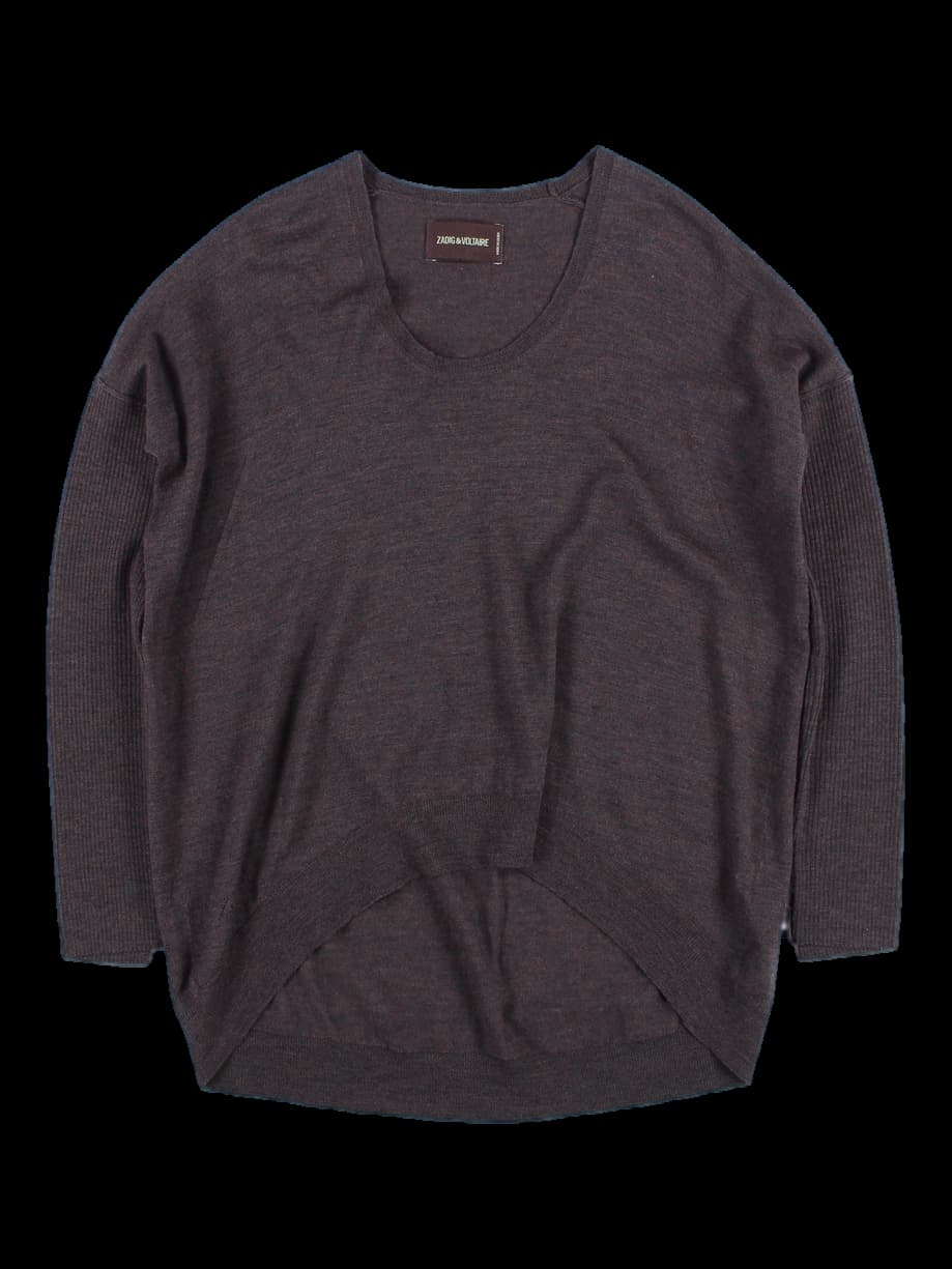 스터드 긴팔 니트