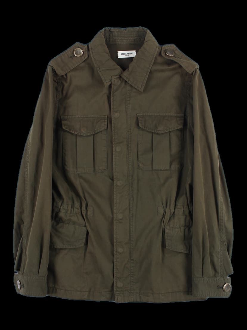 스트링 야상 점퍼