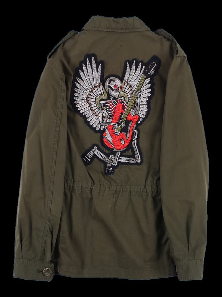 스트링 야상 점퍼