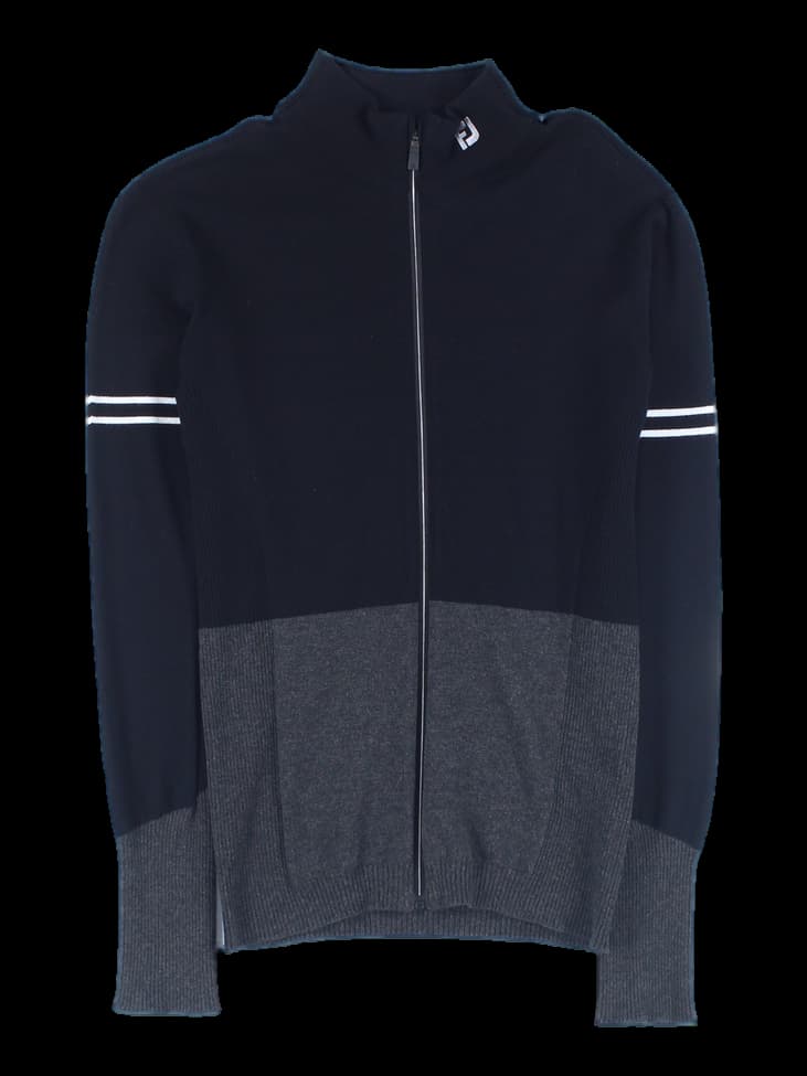 반목 집업 니트 가디건