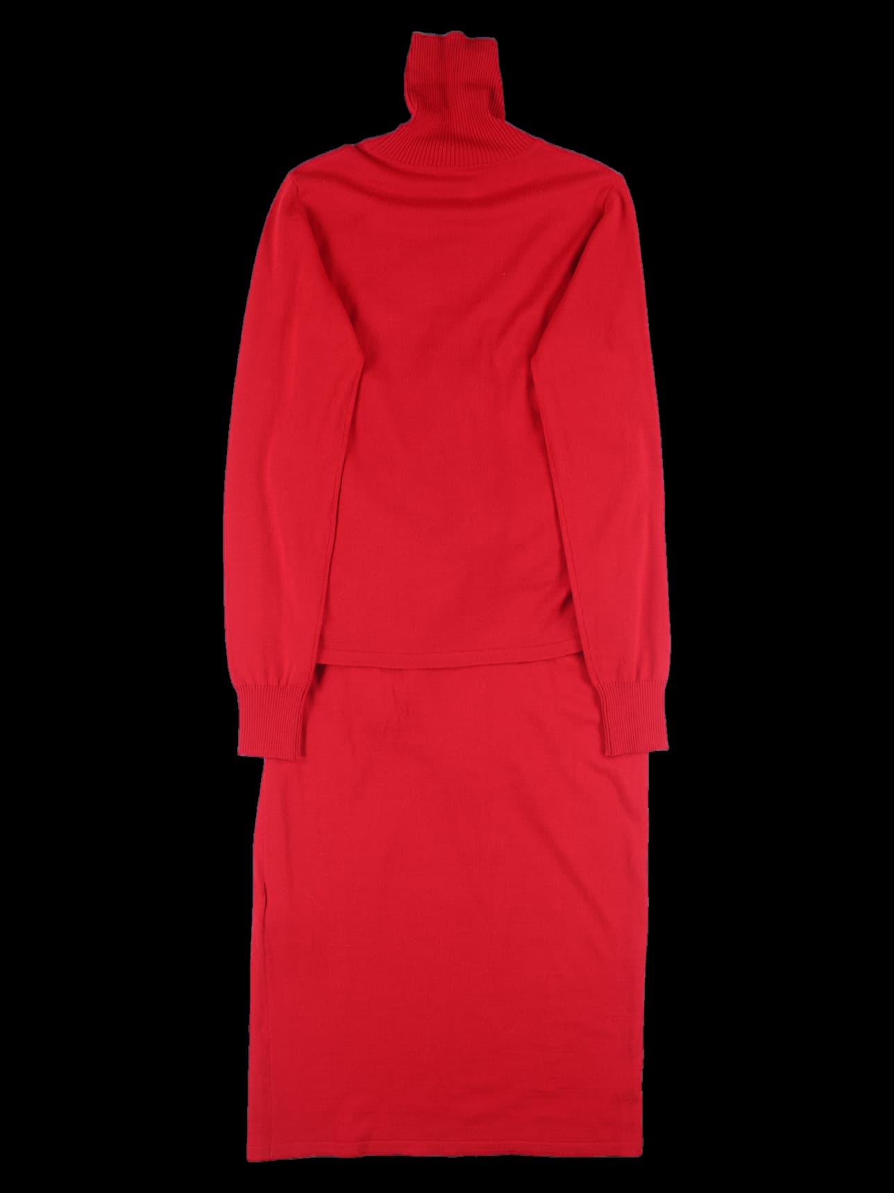 롱 슬릿 터틀 니트