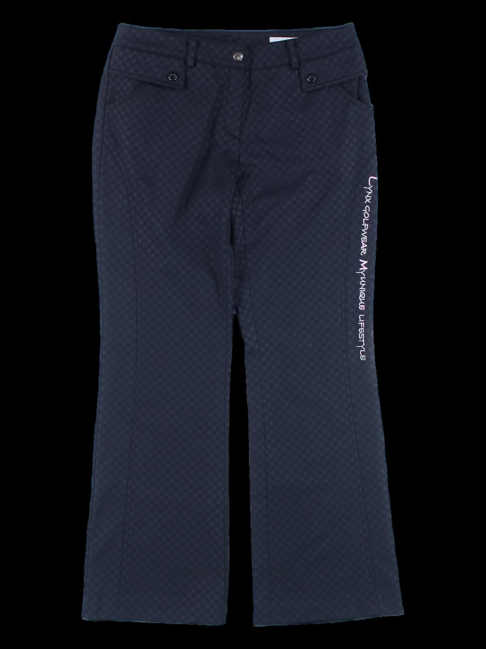 패턴 기모 긴바지