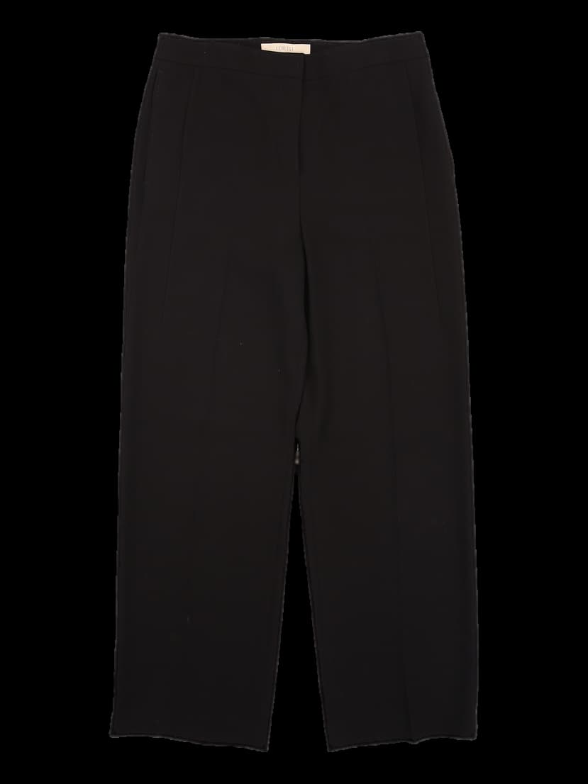 스티치 장식 절개 바지