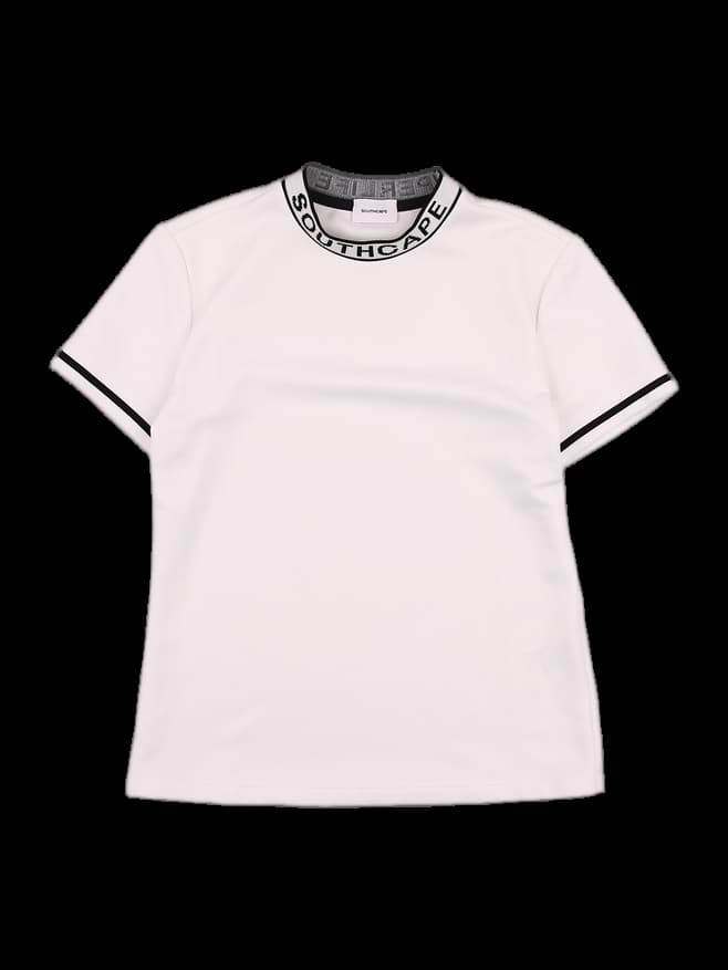 레터링 라운드 반팔 티셔츠