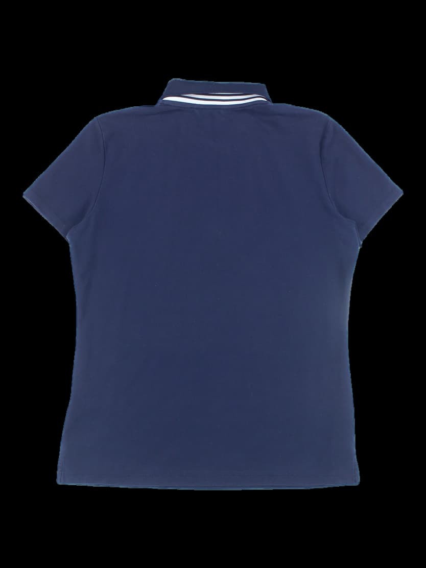 슬릿 카라 반팔 티셔츠