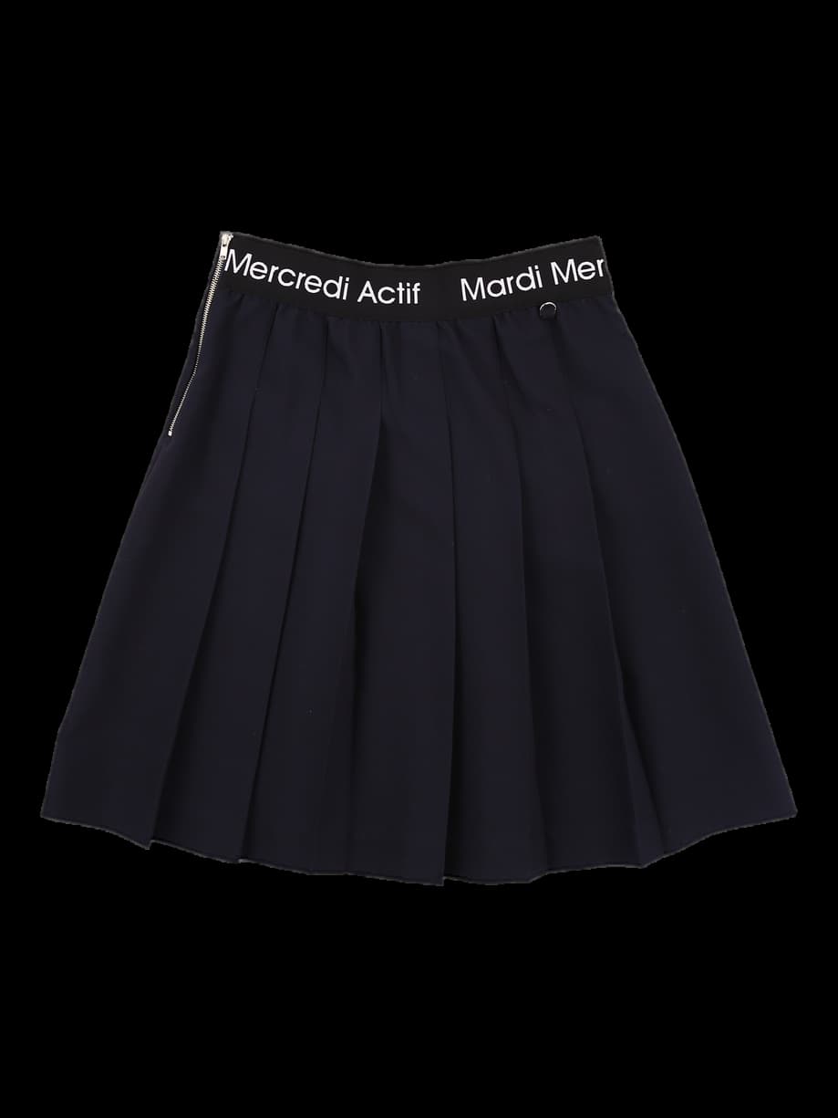 밴딩 플리츠 스커트