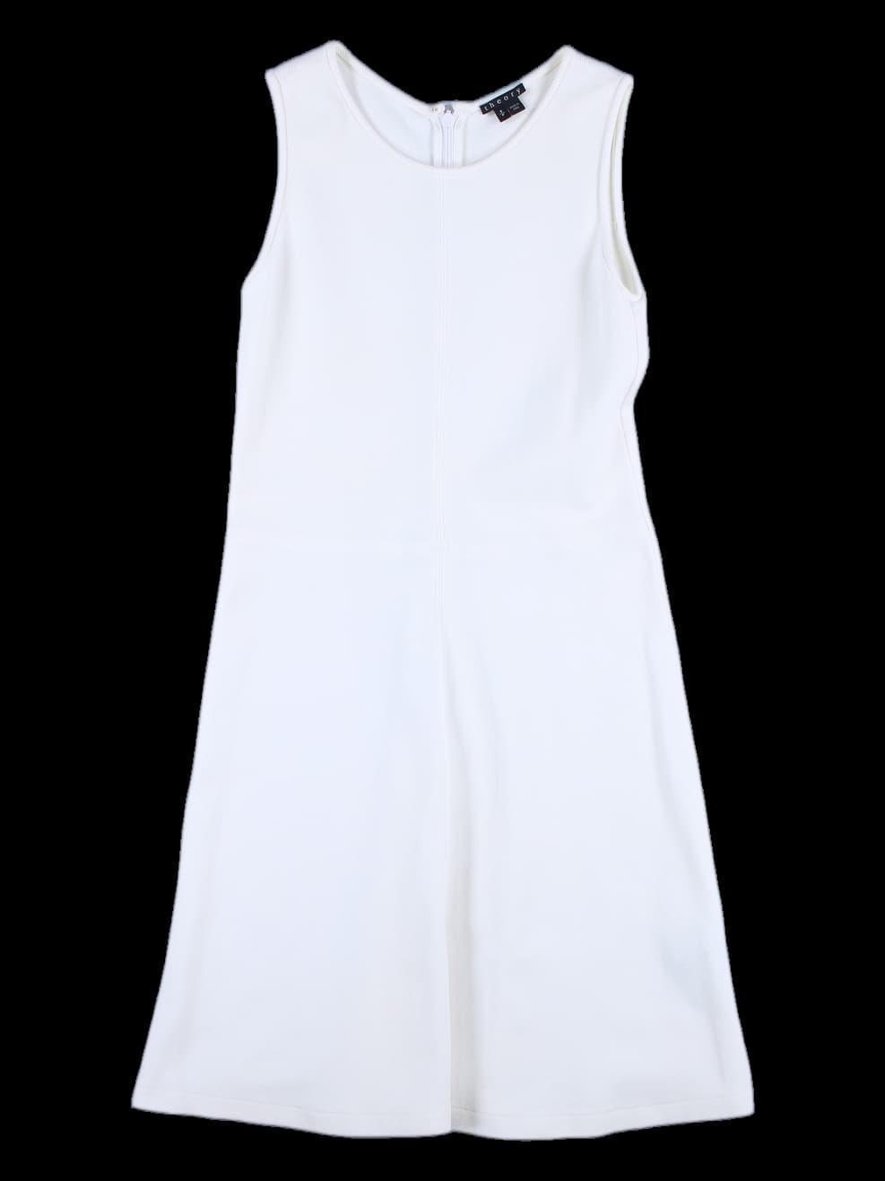 절개 슬리브리스 원피스