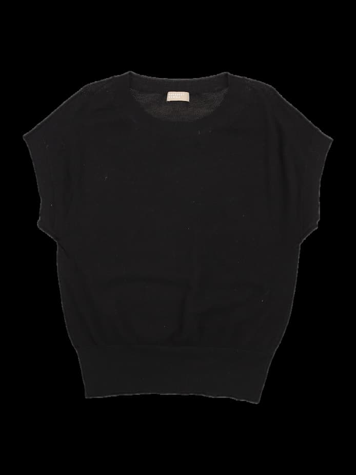 매쉬 니트 베스트