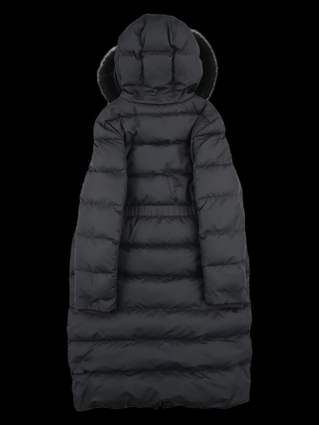 폼폼 후드 롱 패딩