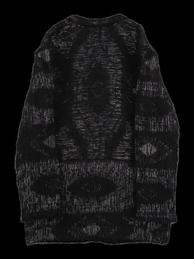 프린지 집업 하프 자켓