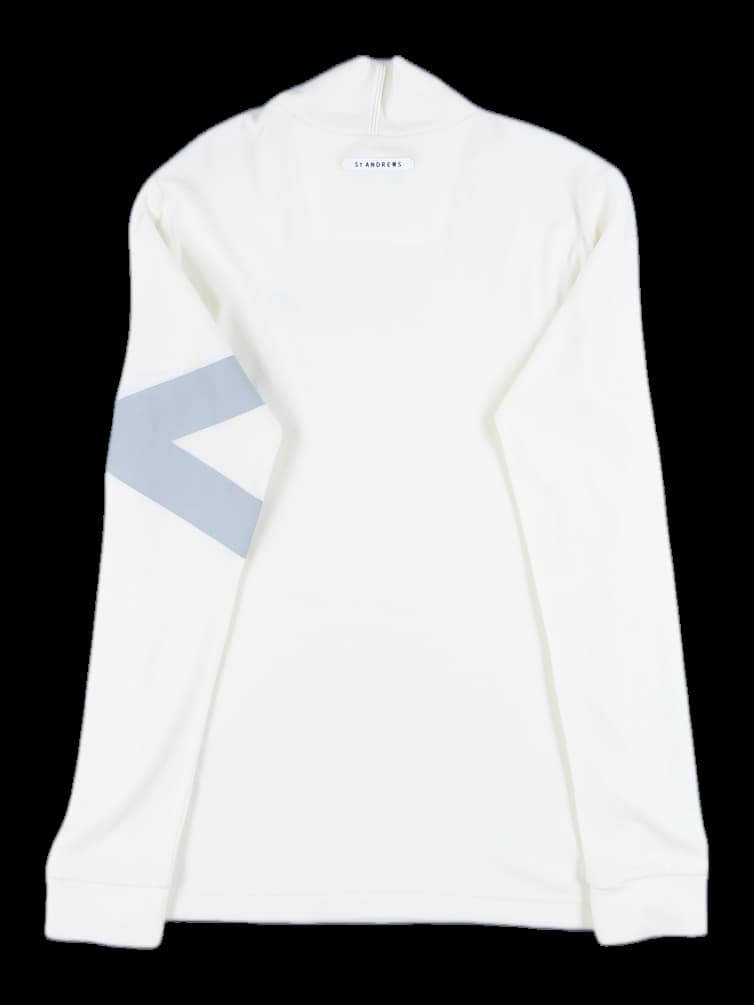 기모 배색 하프넥 티셔츠