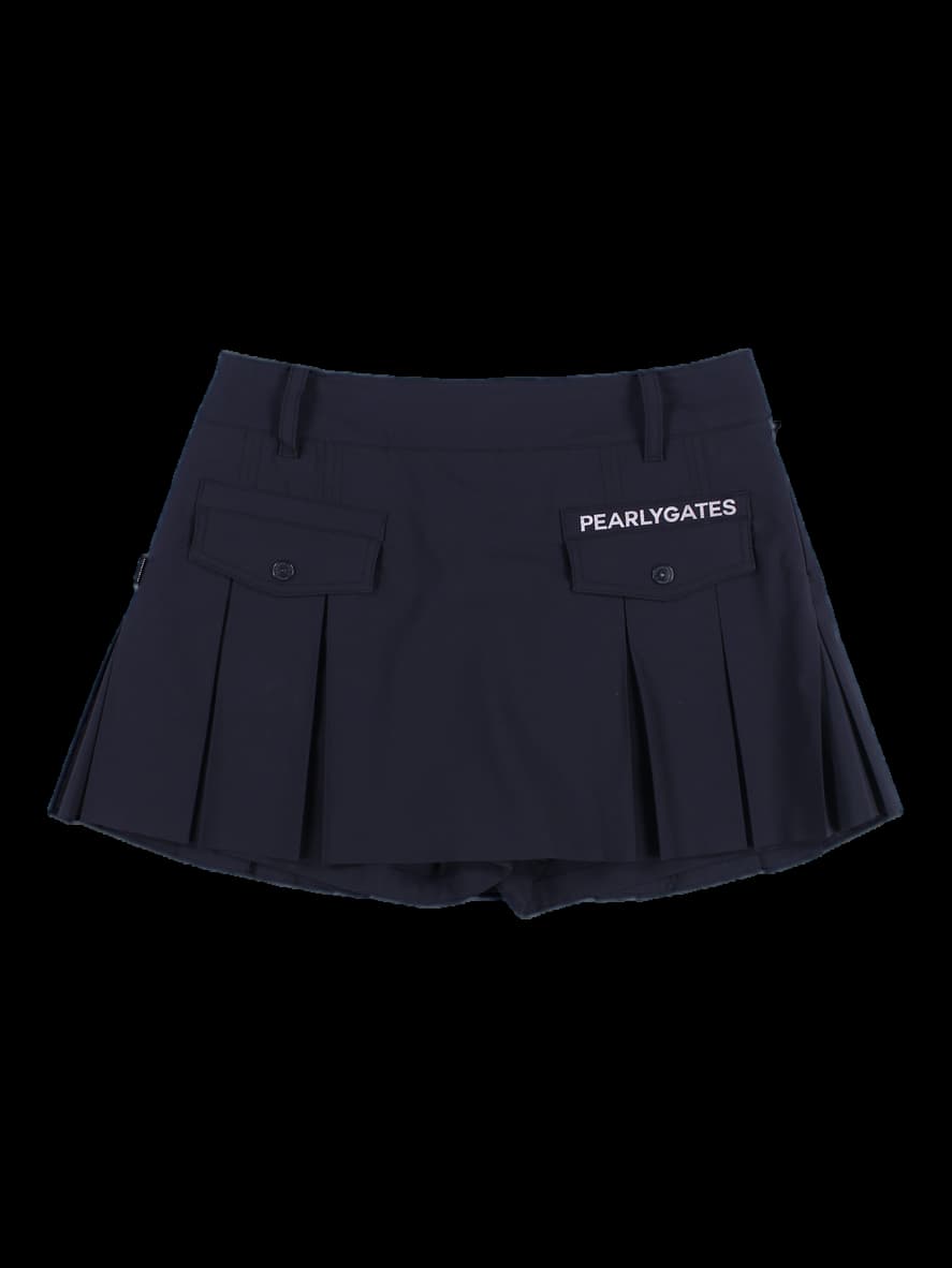 스트레치 플리츠 스커트