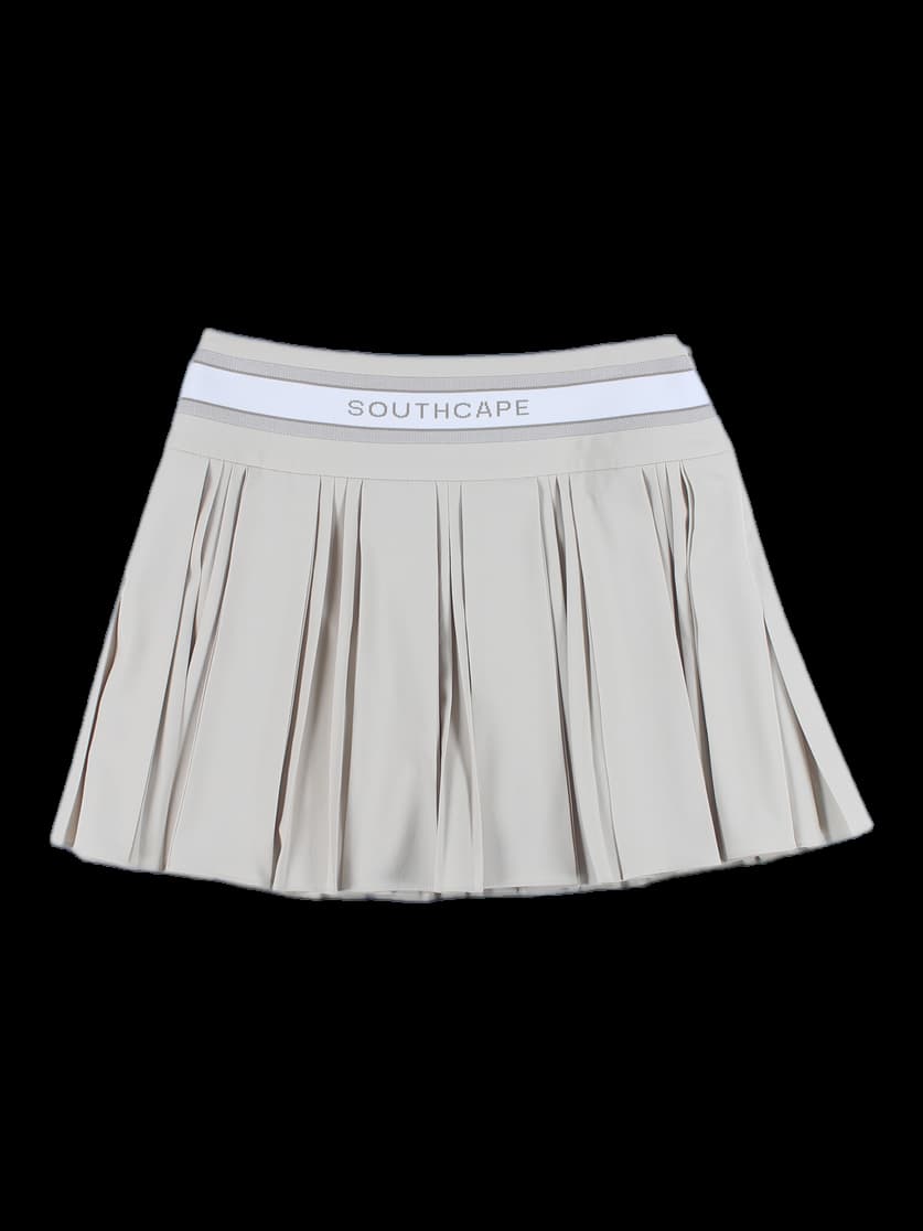 스트레치 플리츠 스커트