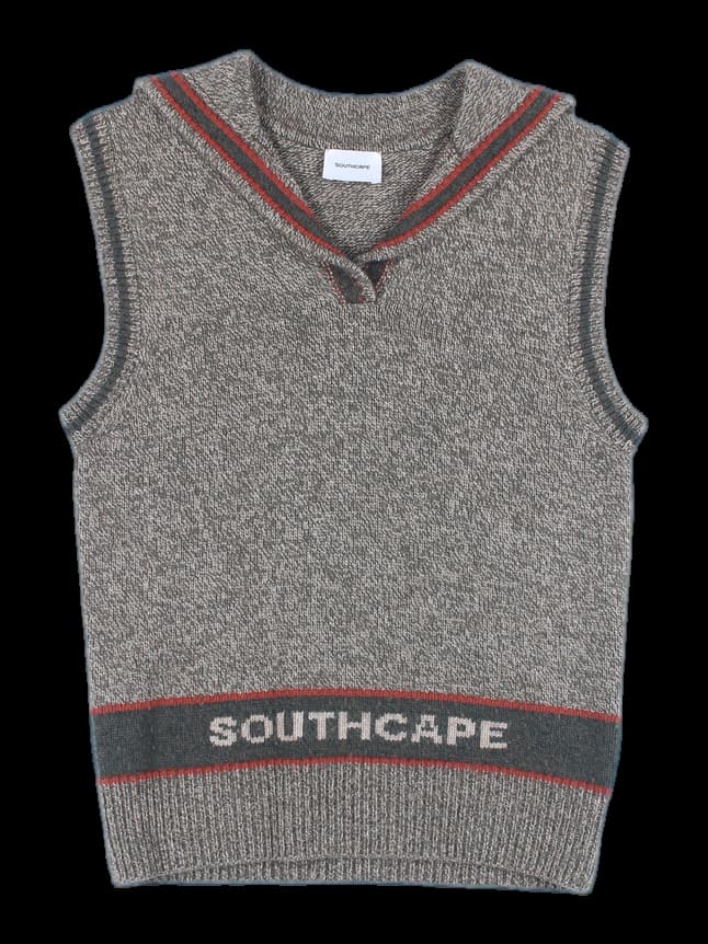 케이프 니트 베스트