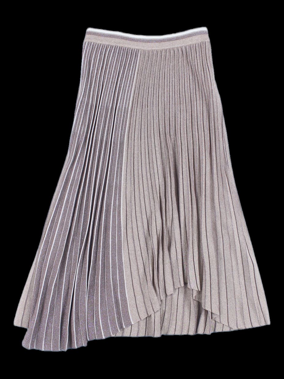 밴딩 펄 플리츠 스커트