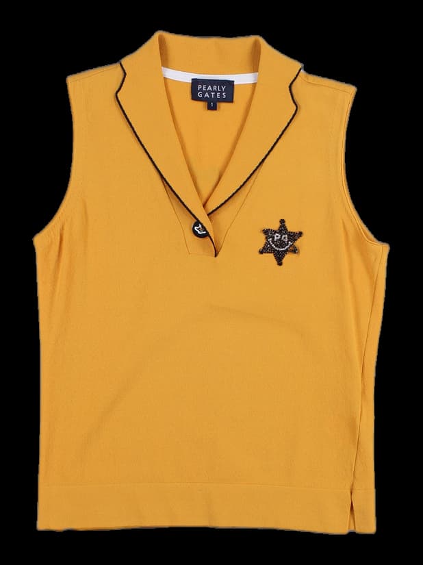 카라 슬리브리스 니트