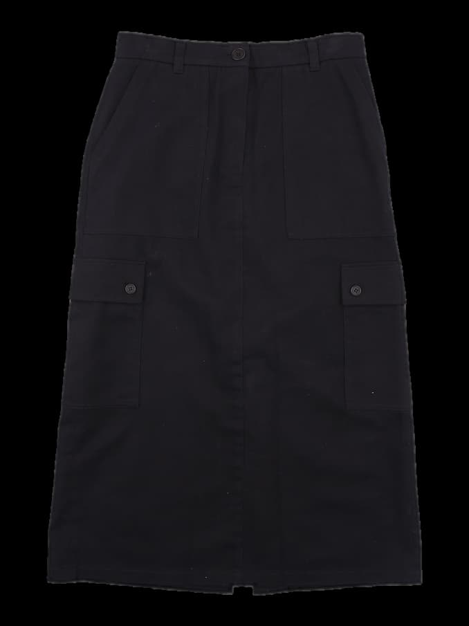 포켓 뒷트임 스커트