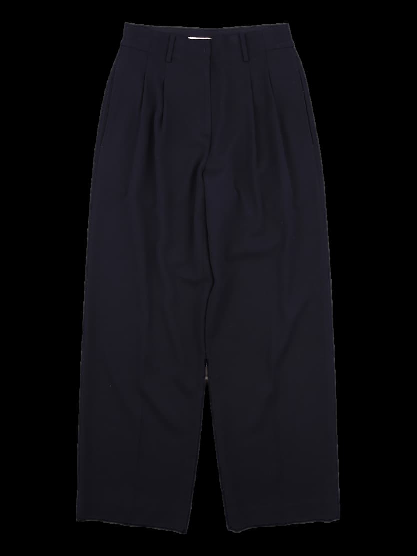 허리 주름 슬랙스