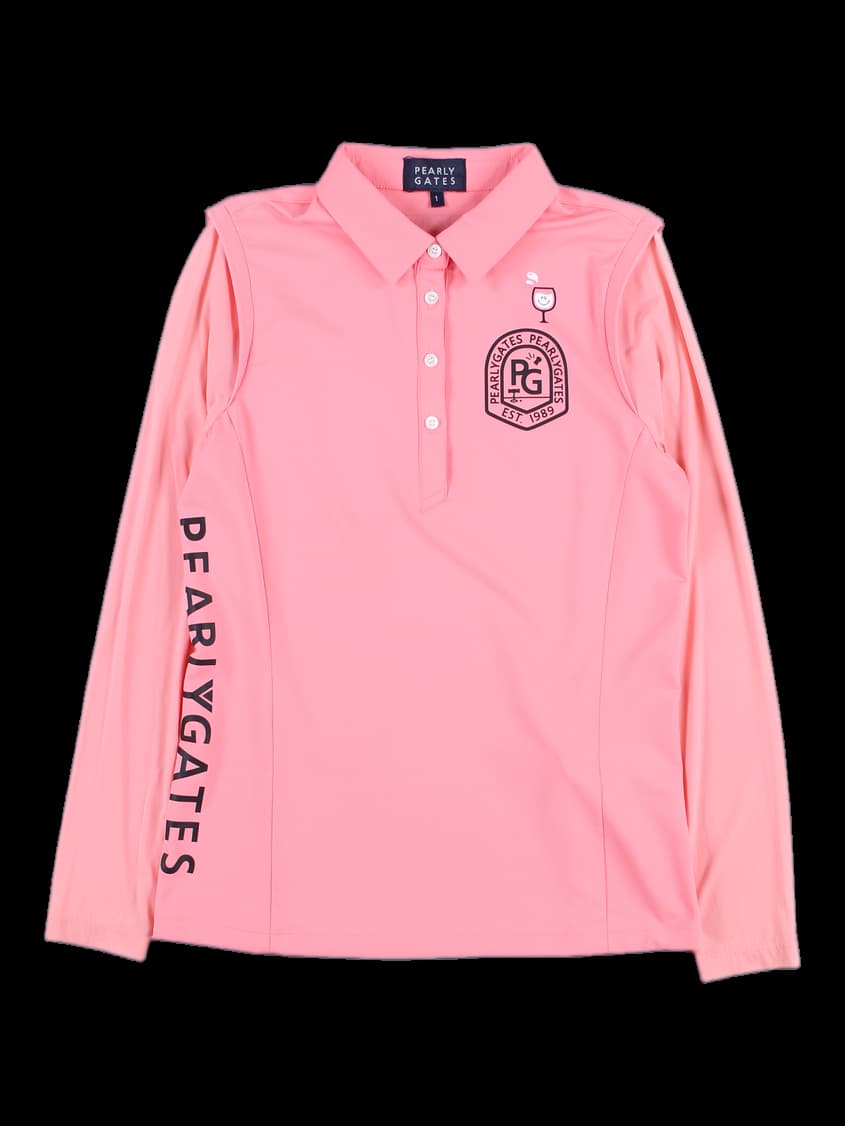 카라 배색 긴팔 티셔츠