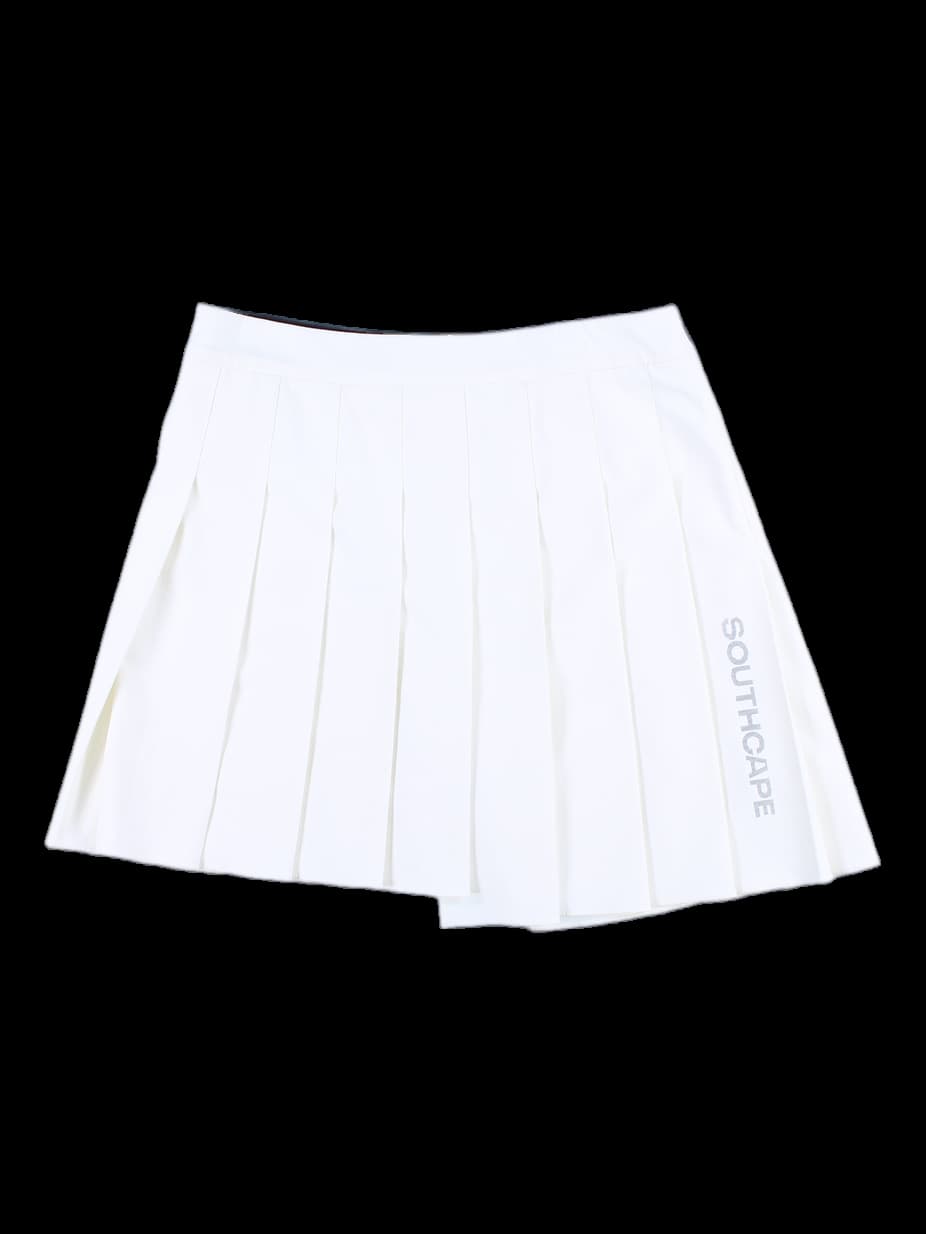 밴딩 언발 플리츠 스커트