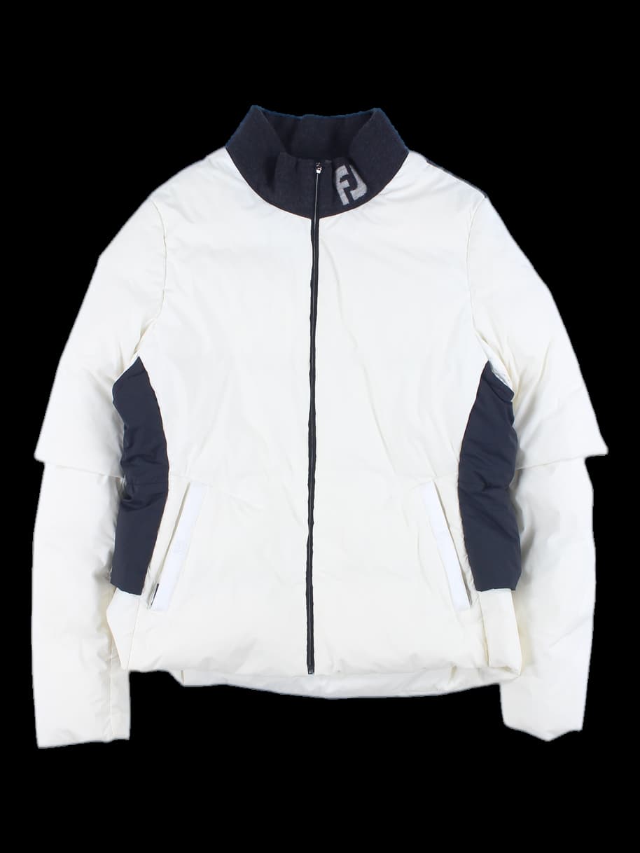 레이어드 패딩 점퍼