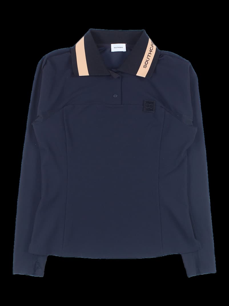 카라 포인트 티셔츠