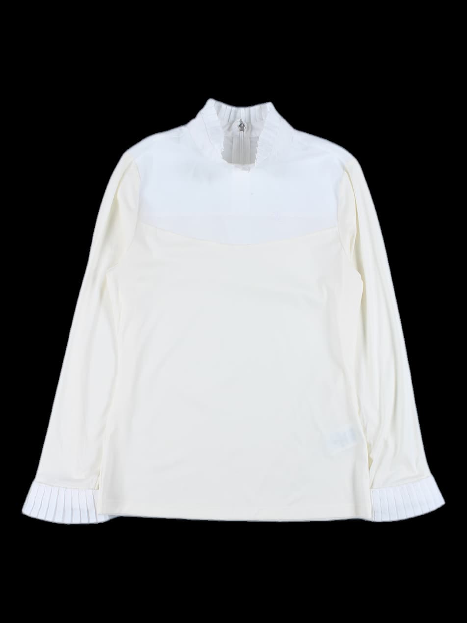 프릴 긴팔 티셔츠