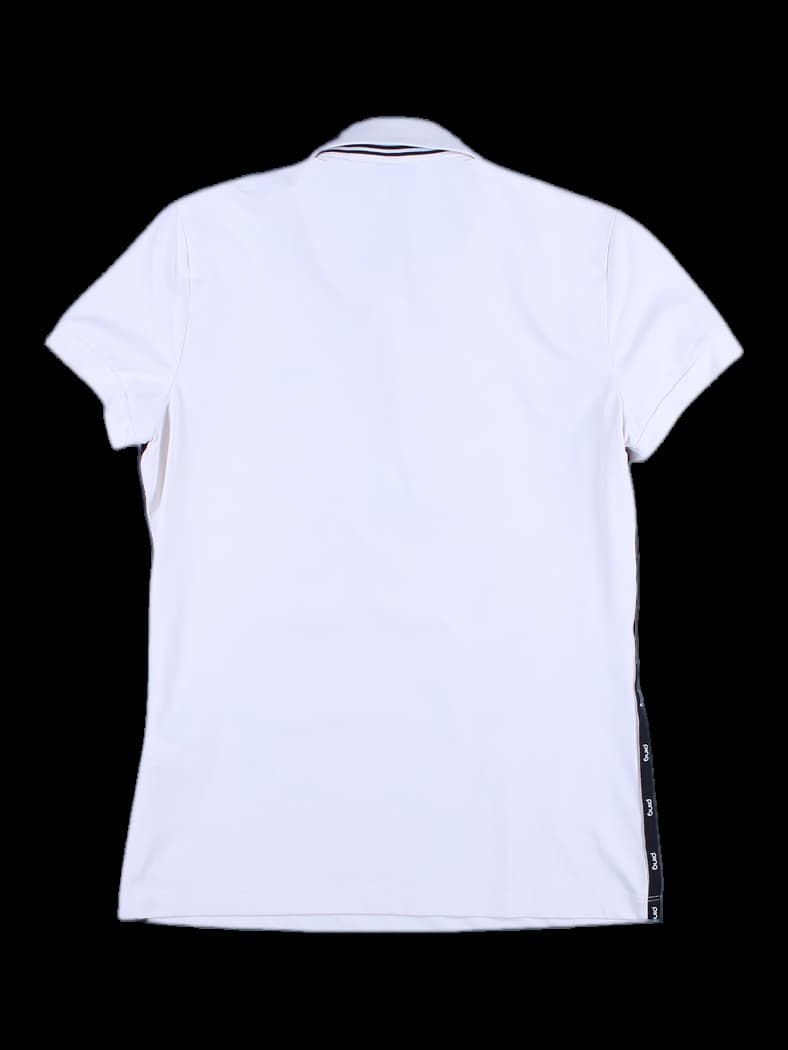 라인 포인트 반팔 카라티