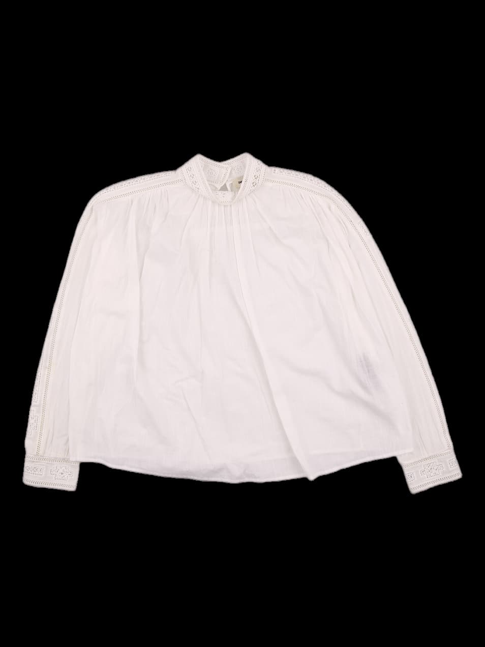 레이스 블라우스