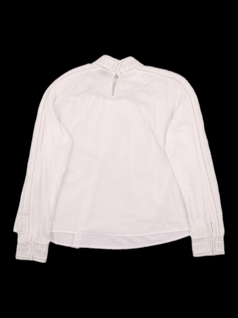 레이스 블라우스