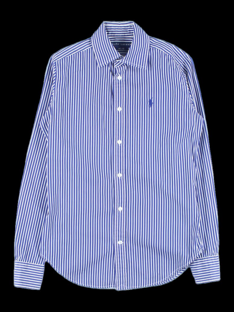 스트라이프 긴팔 셔츠