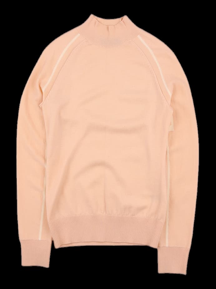 라인 포인트 울 긴팔 니트