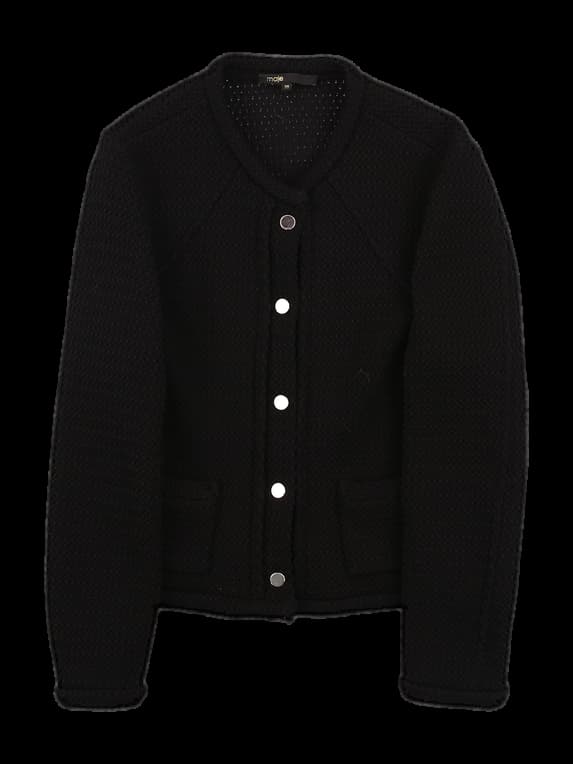 짜임 니트 자켓