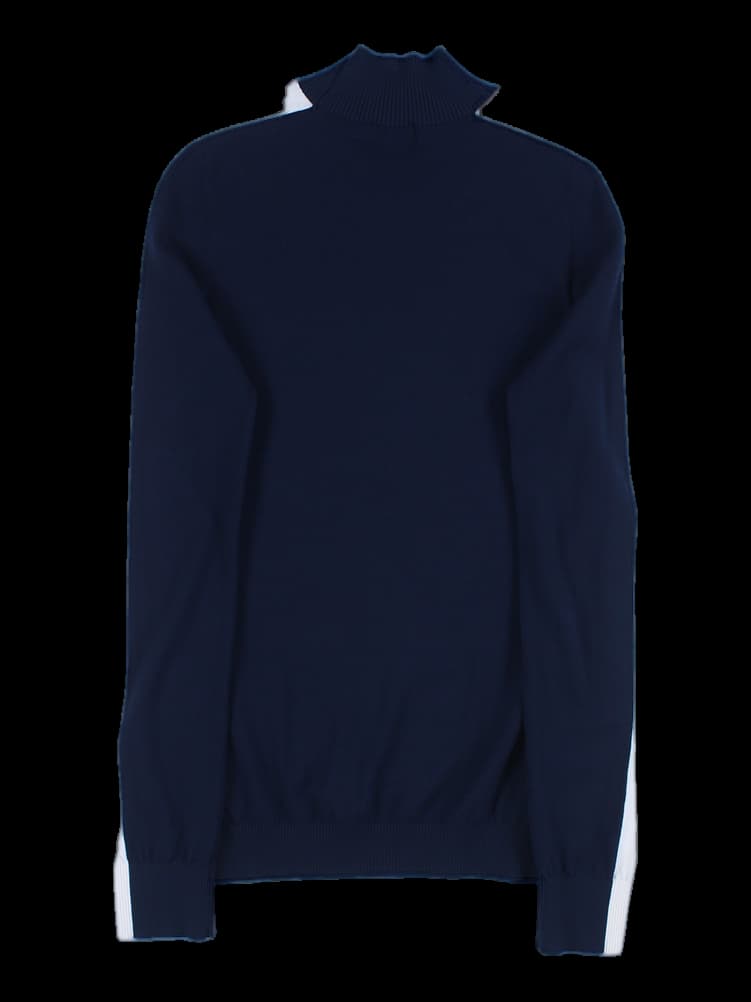 라인 포인트 긴팔 니트 티